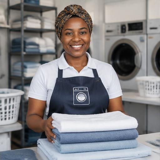 Laundry service at work — illustrative provider photo